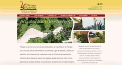 Desktop Screenshot of paisajelacurva.com